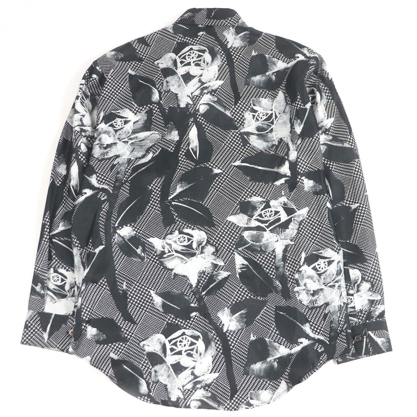 Dior HOMME Long sleeve shirt 013C501E4796 silk black 39