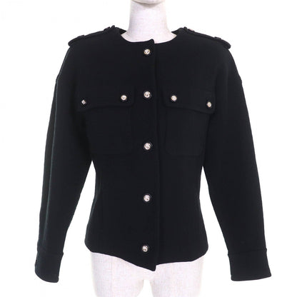 CHANEL No color jacket 21S P70545 cotton black 34