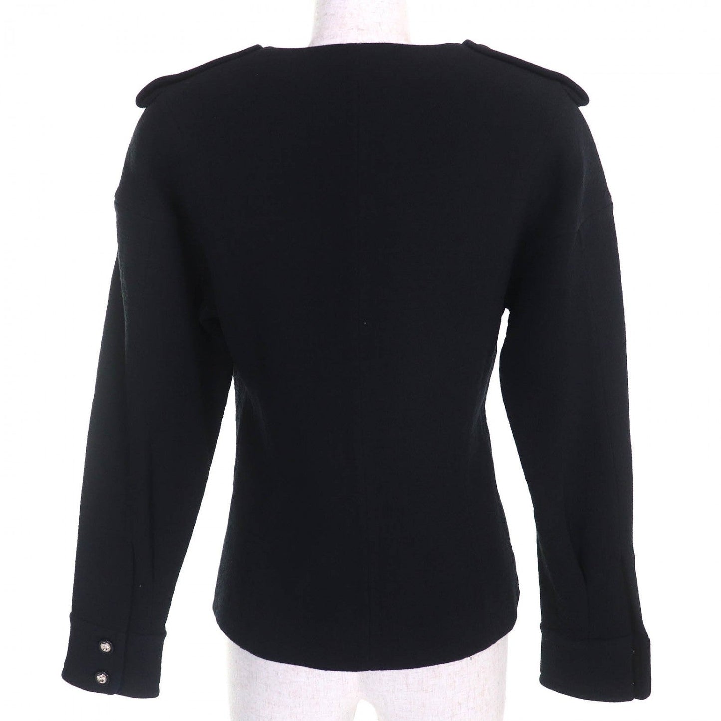CHANEL No color jacket 21S P70545 cotton black 34