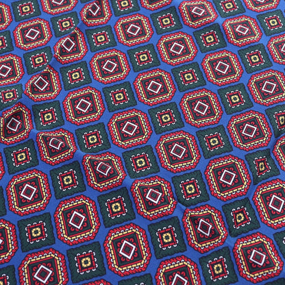 CHANEL scarf silk Blue Red type