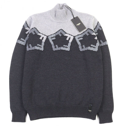 FENDI knit FZX025 wool Gray type 48