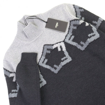 FENDI knit FZX025 wool Gray type 48