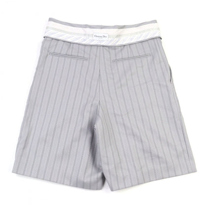 Dior HOMME Shorts 383C132A5718 wool Gray type Herringbone Pattern 46