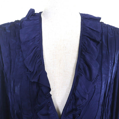 BALENCIAGA one piece 663002 Rayon Navy 36