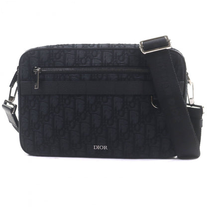 Dior HOMME Shoulder Bag 1ESPO297YKY canvas black Safari Maxi Oblique