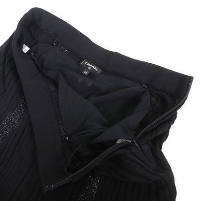 CHANEL Pleated skirt P72907K10467 Viscose black 38