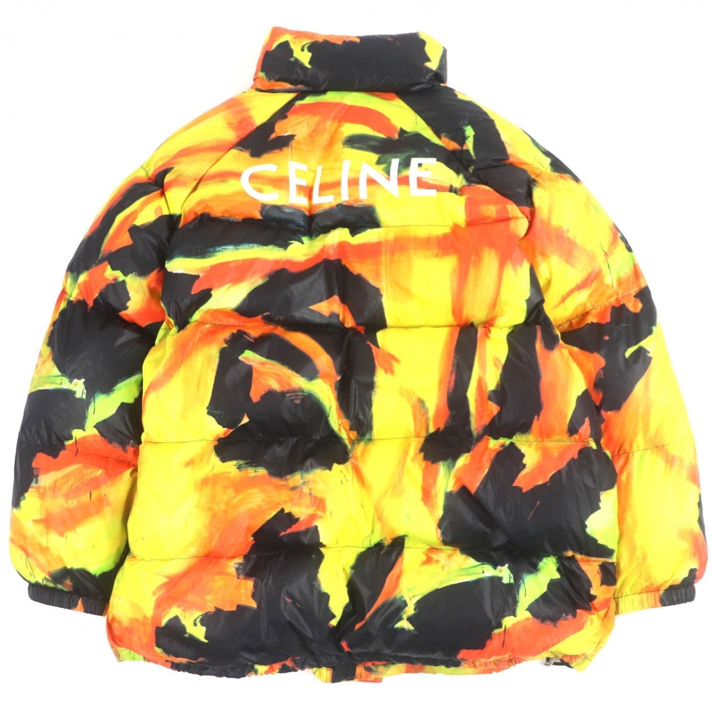 CELINE Jacket 2W430487O Nylon Orange black 52