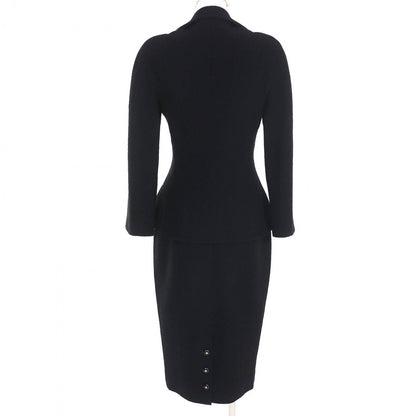 CHANEL setup 95A P05816 wool black 38