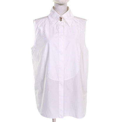 CHANEL blouse 16C P53130 cotton white 42