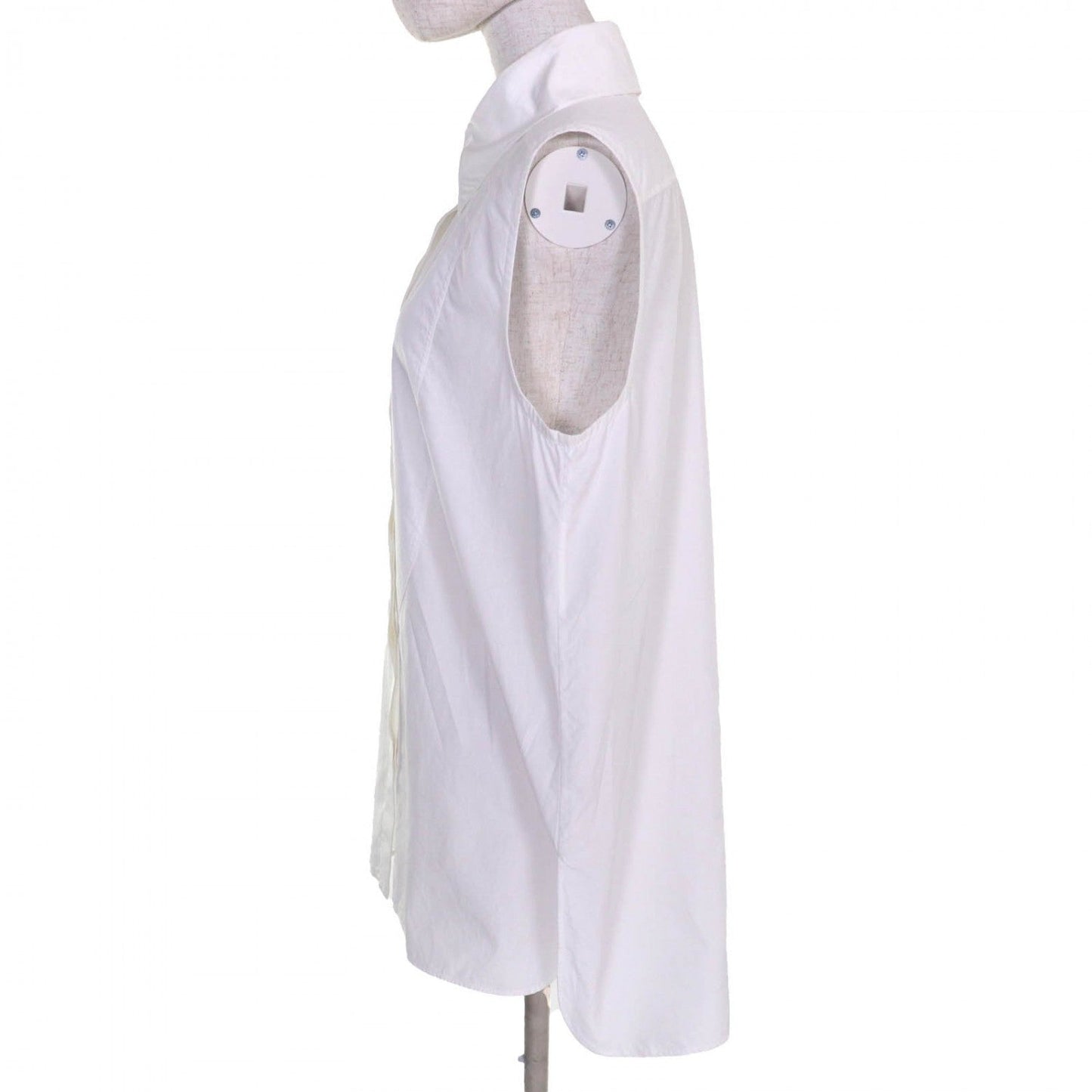 CHANEL blouse 16C P53130 cotton white 42
