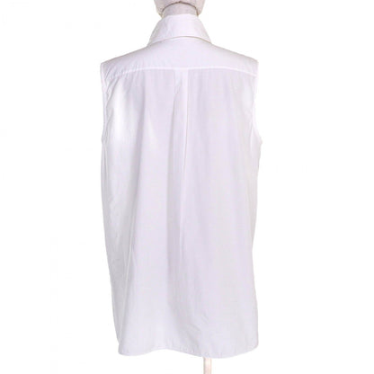 CHANEL blouse 16C P53130 cotton white 42