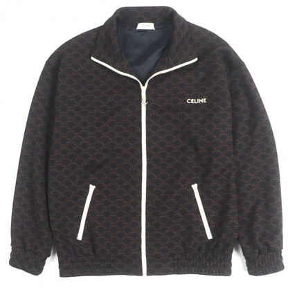 CELINE Jacket 2Y74A366 polyester Dark brown S