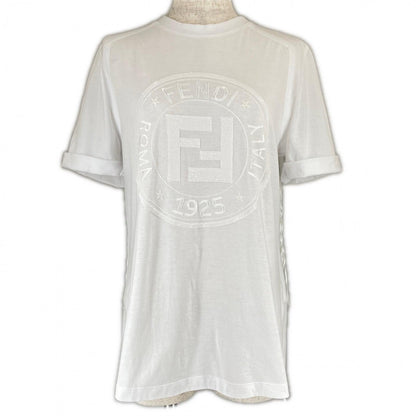 FENDI Short sleeve T-shirt FS7111 cotton white XXS