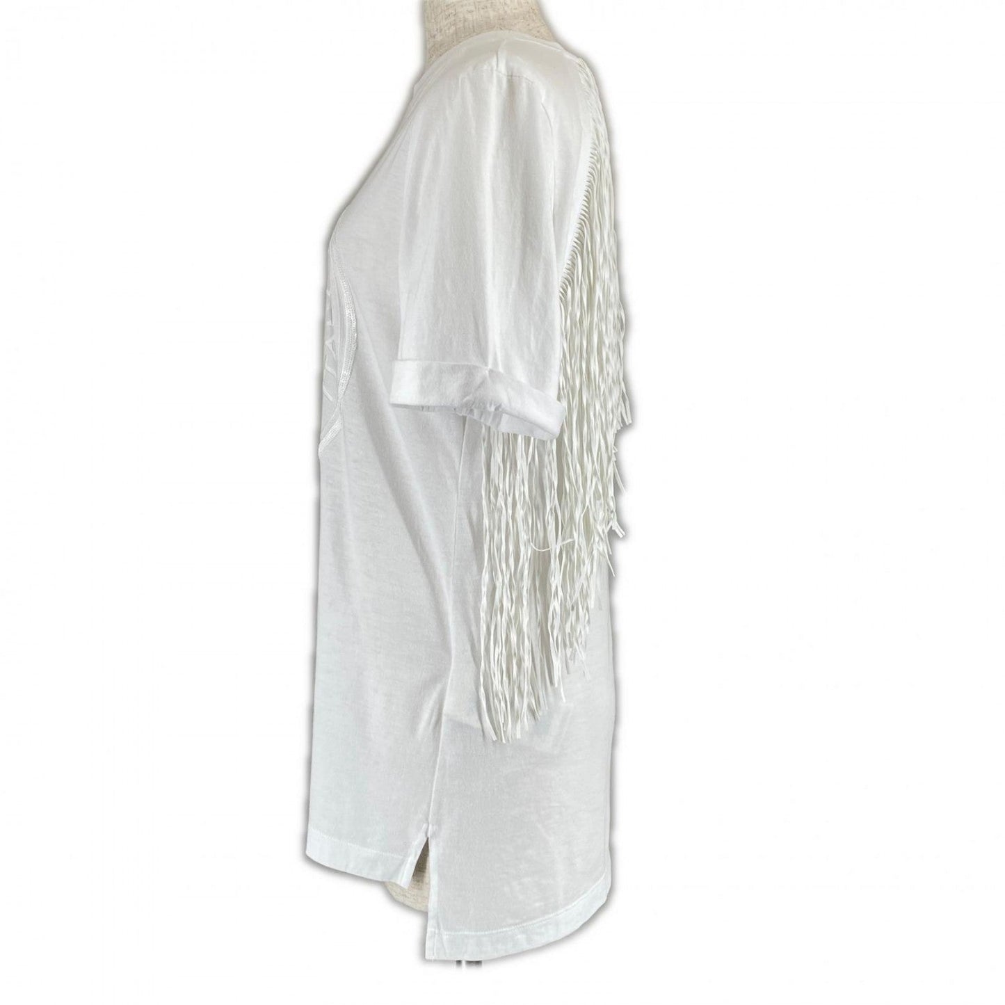 FENDI Short sleeve T-shirt FS7111 cotton white XXS