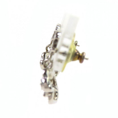 CHANEL Pierce 07A metal Silver COCO Mark Camelia