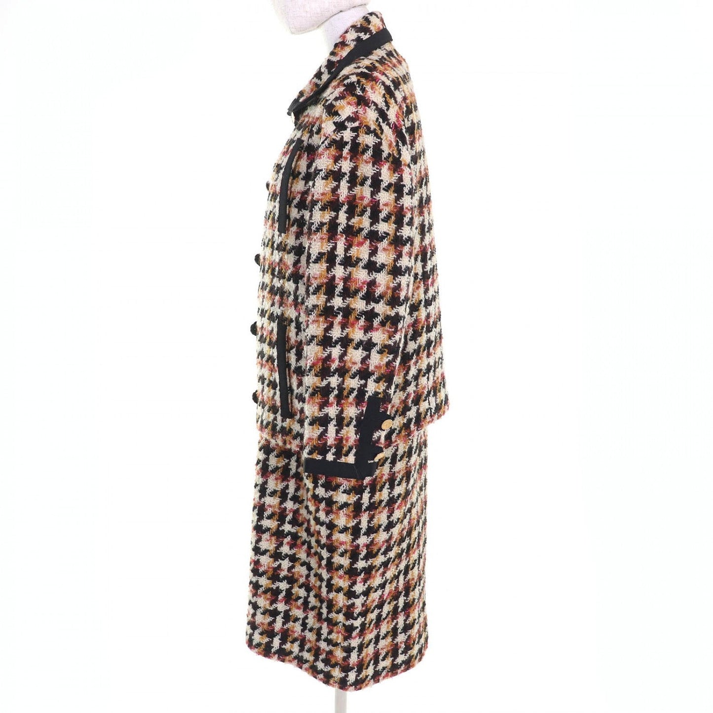 CHANEL setup wool Multicolor black 40