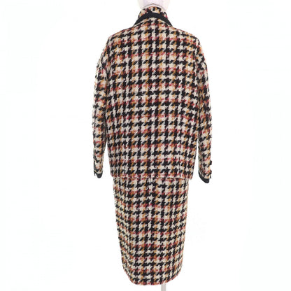 CHANEL setup wool Multicolor black 40