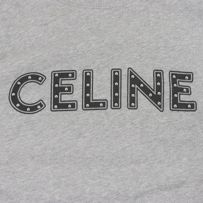 CELINE sweat 2Y340052H cotton Gray khaki XL