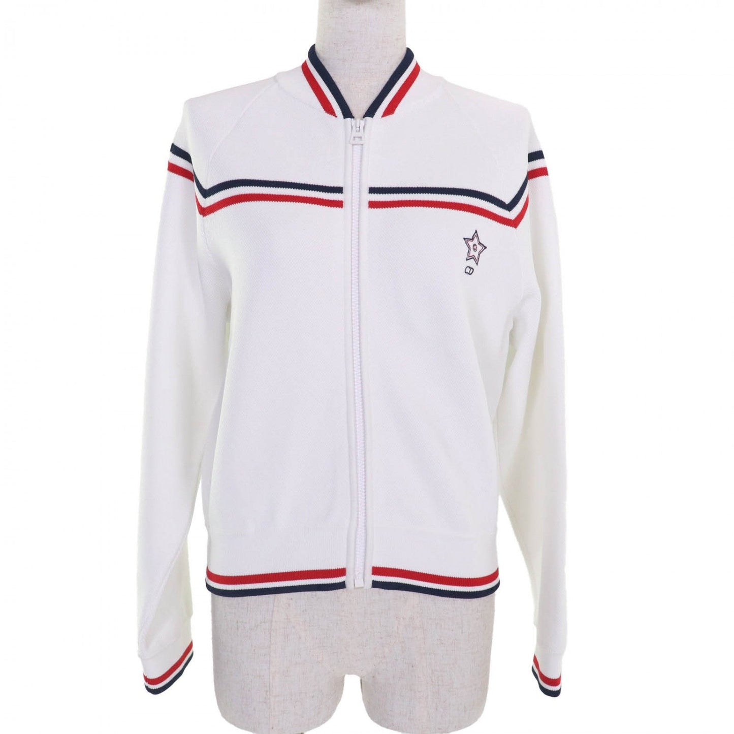 Christian Dior Jacket 514V50A5001 Rayon white Dior Vibe bomber jacket 40