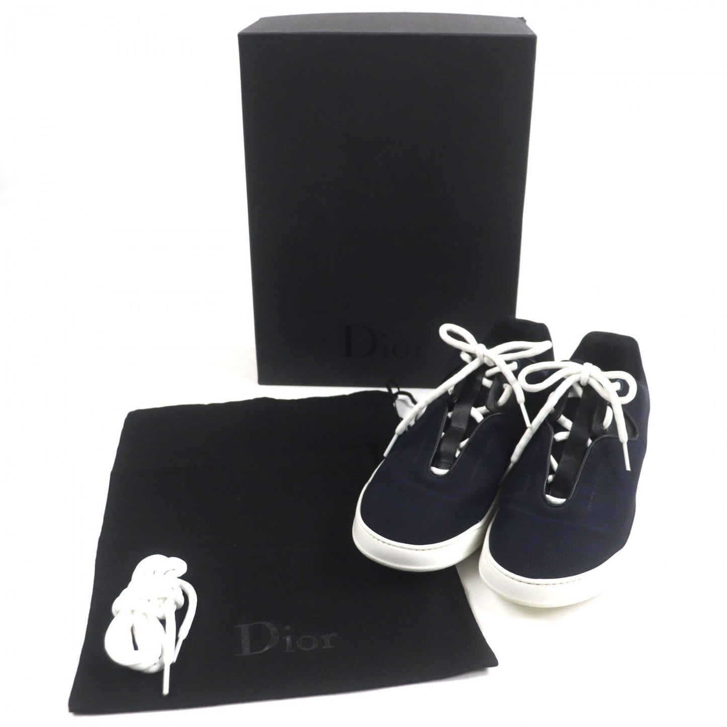Dior HOMME sneakers 35N146XDW canvas Navy white B17 41