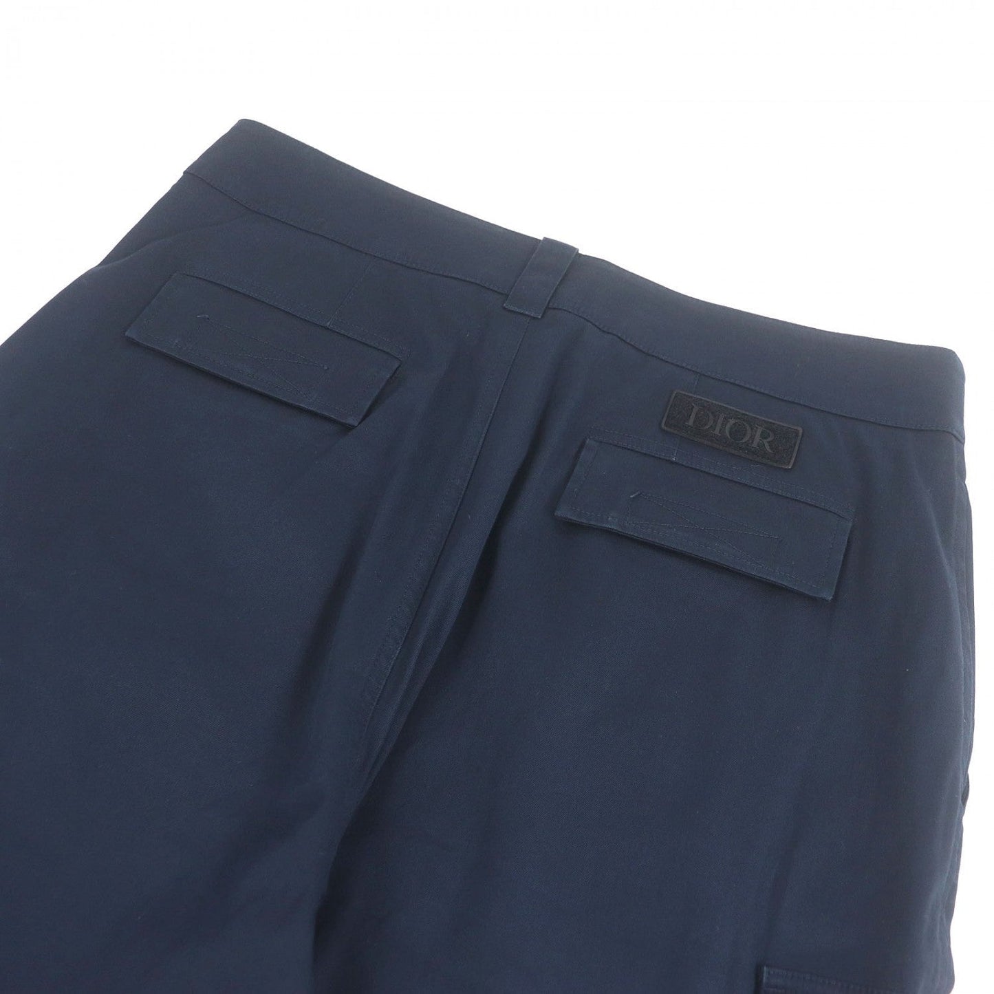 Dior HOMME cargo pants 013C122A3866 cotton Navy Stretch Cargo Long Pants 50