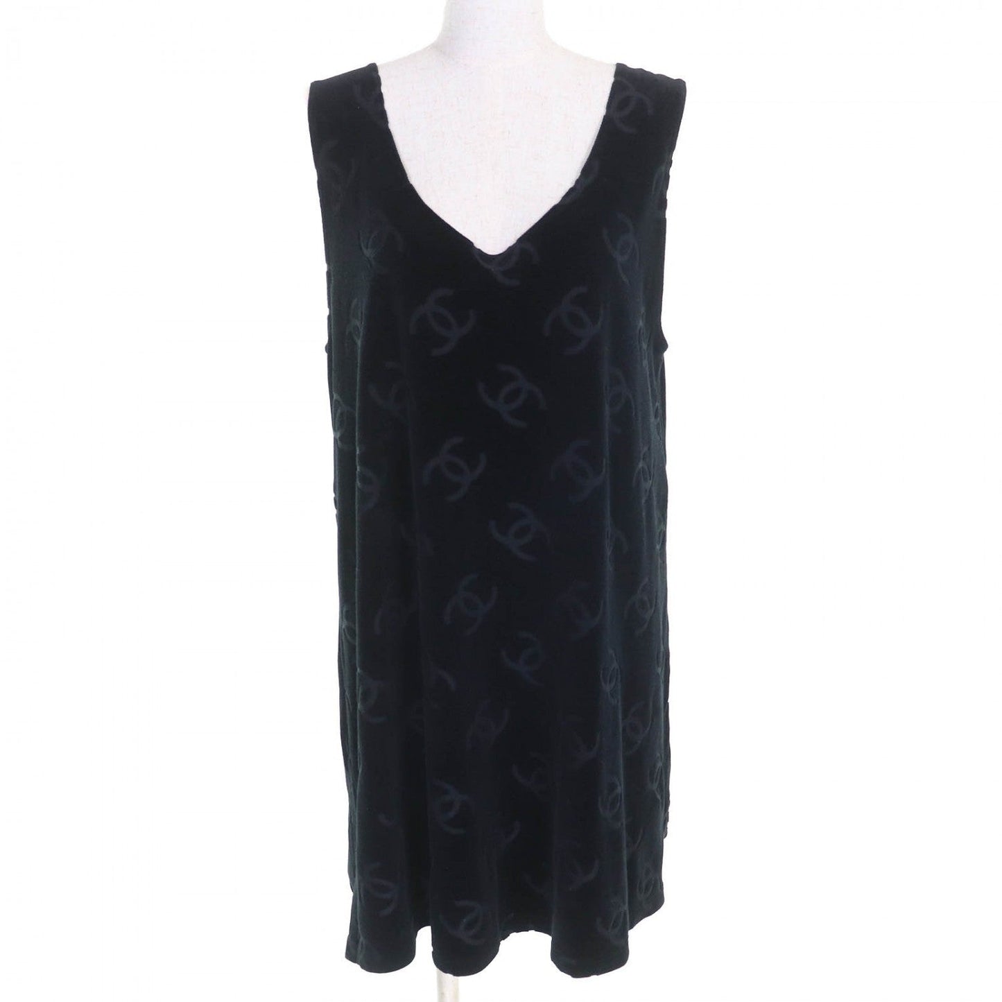 CHANEL one piece 96P P06802 cotton black 42
