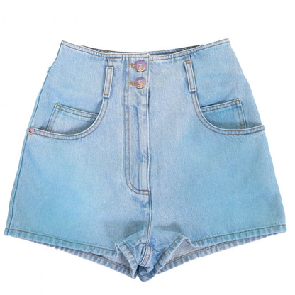 CHANEL Shorts 24C P76403 cotton Light blue 34