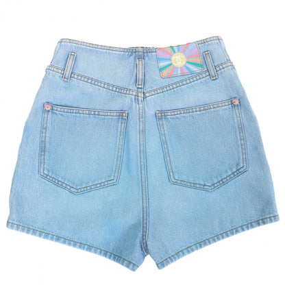 CHANEL Shorts 24C P76403 cotton Light blue 34