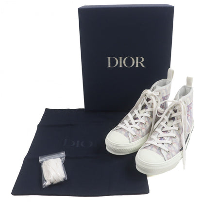 Dior HOMME High cut sneakers canvas White navy red B23 40