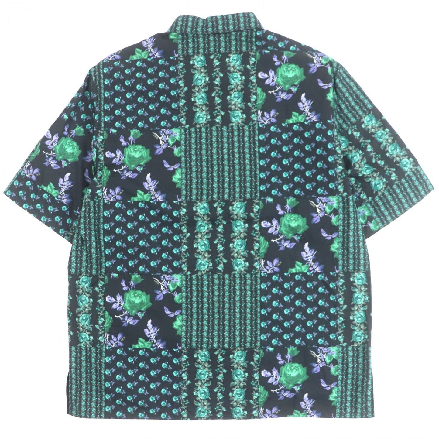 Dior HOMME Short sleeve shirt 293C517A5679 cotton Green black 40