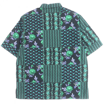 Dior HOMME Short sleeve shirt 293C517A5679 cotton Green black 40