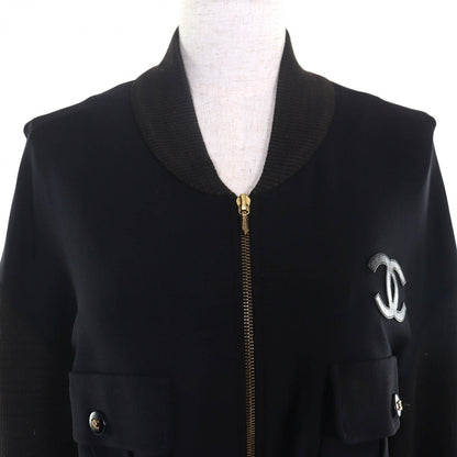 CHANEL one piece 23431/G29 Viscose Black Dark Gray type 42