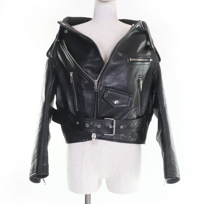 BALENCIAGA Riders jacket 446474 Cowhide black 34