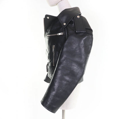 BALENCIAGA Riders jacket 446474 Cowhide black 34