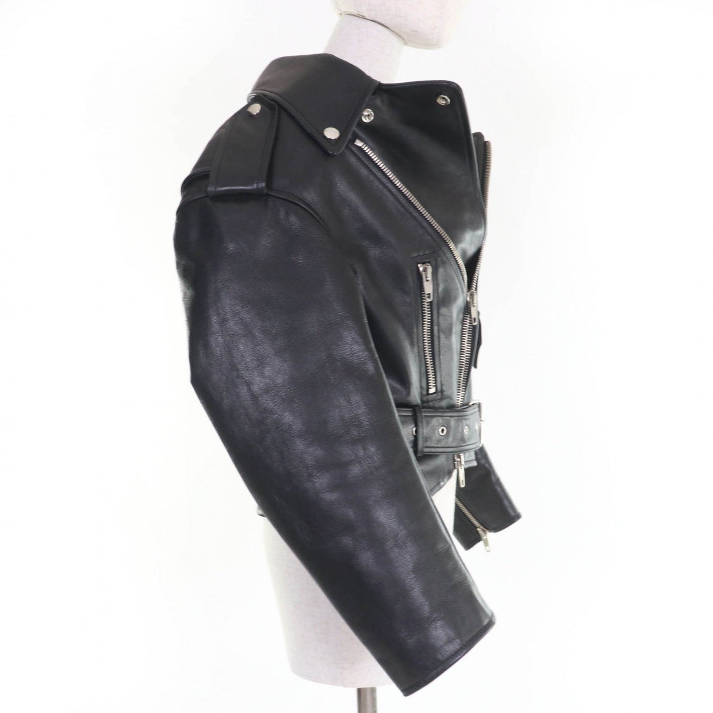 BALENCIAGA Riders jacket 446474 Cowhide black 34