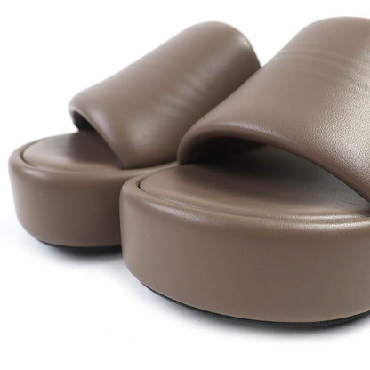 BALENCIAGA Sandals 656960 leather Brown type 37