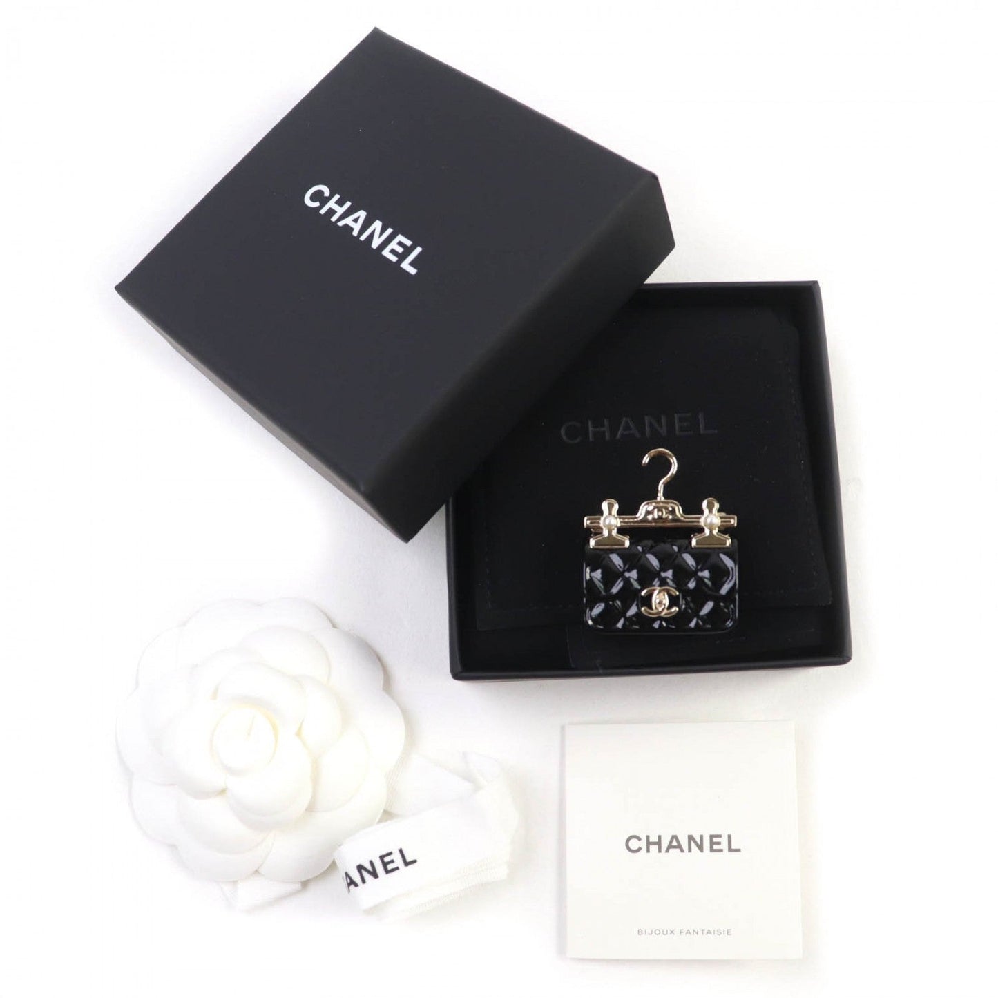CHANEL Brooch B23C AB9849 Ã£ÂÂ¼ black