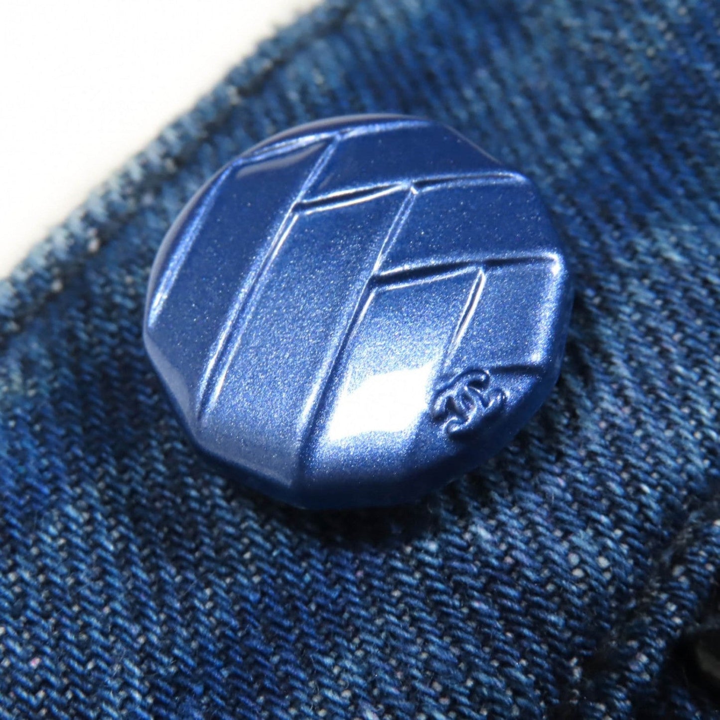 CHANEL Denim pants P58731V44707 cotton Indigo 34
