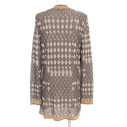 CHANEL cardigan P61677 Viscose Gold navy 38