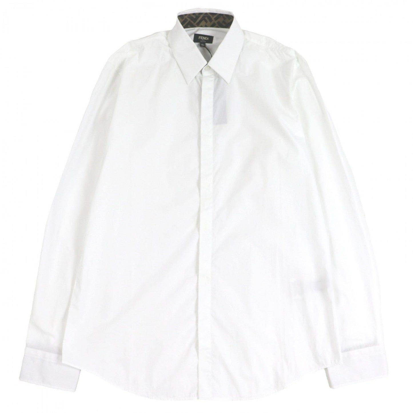 FENDI Long sleeve shirt FS0703 cotton white 40