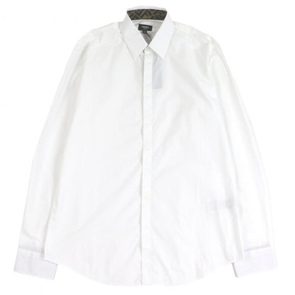 FENDI Long sleeve shirt FS0703 cotton white 40