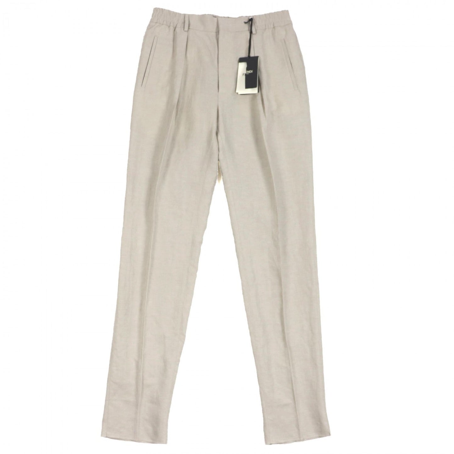 FENDI slacks FB0767 linen beige 48