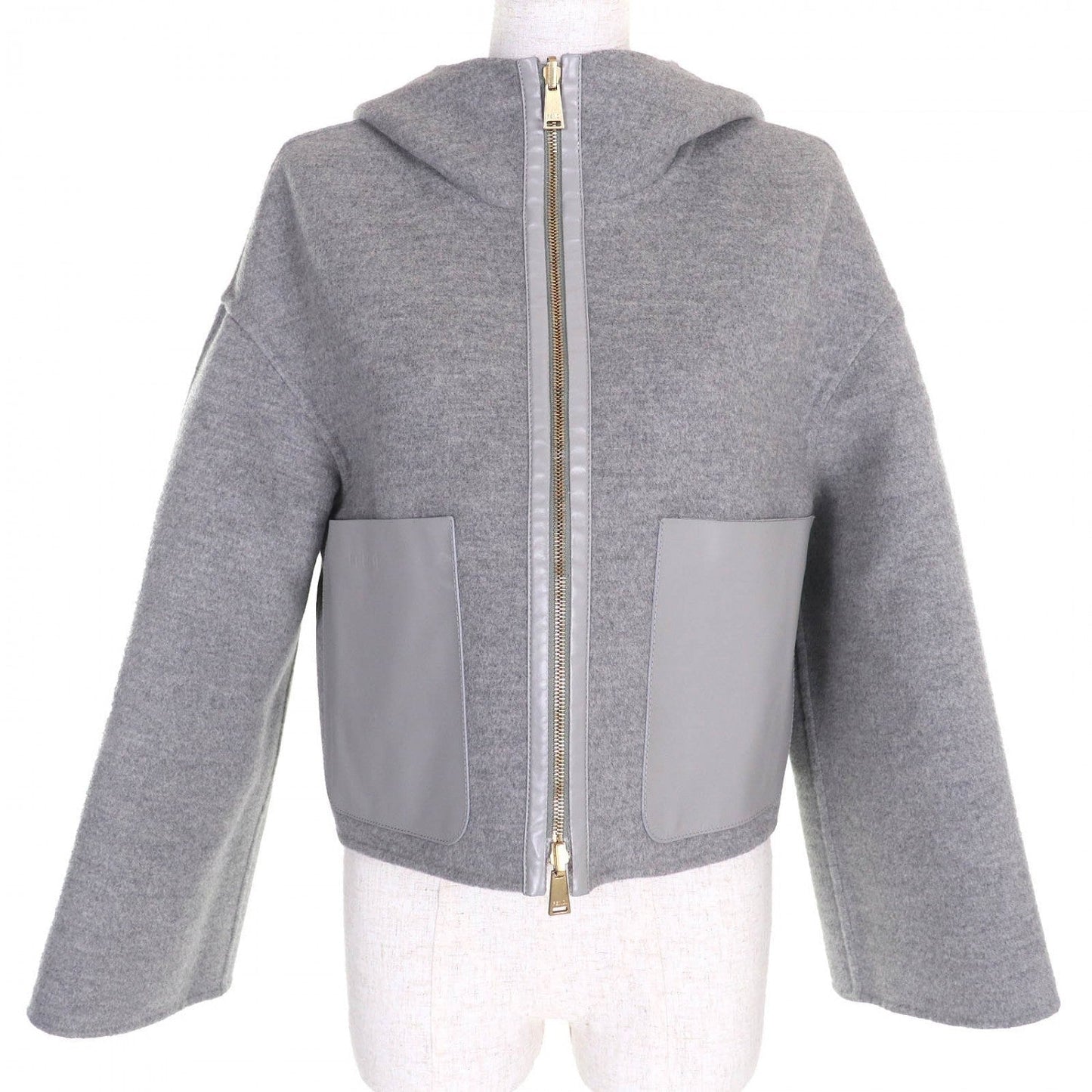 FENDI Jacket FJ6993 wool gray 38