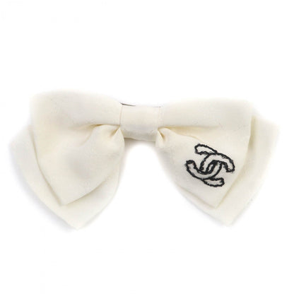 CHANEL hair accessory 25C AAA730 silk white 2025 Cruise