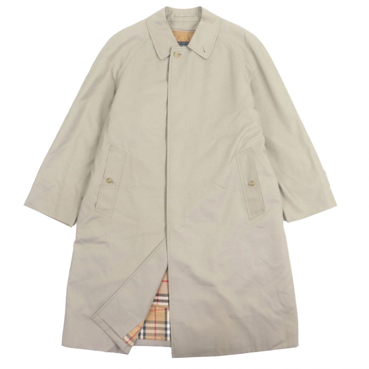 BURBERRY Stainless collar coat cotton khaki L
