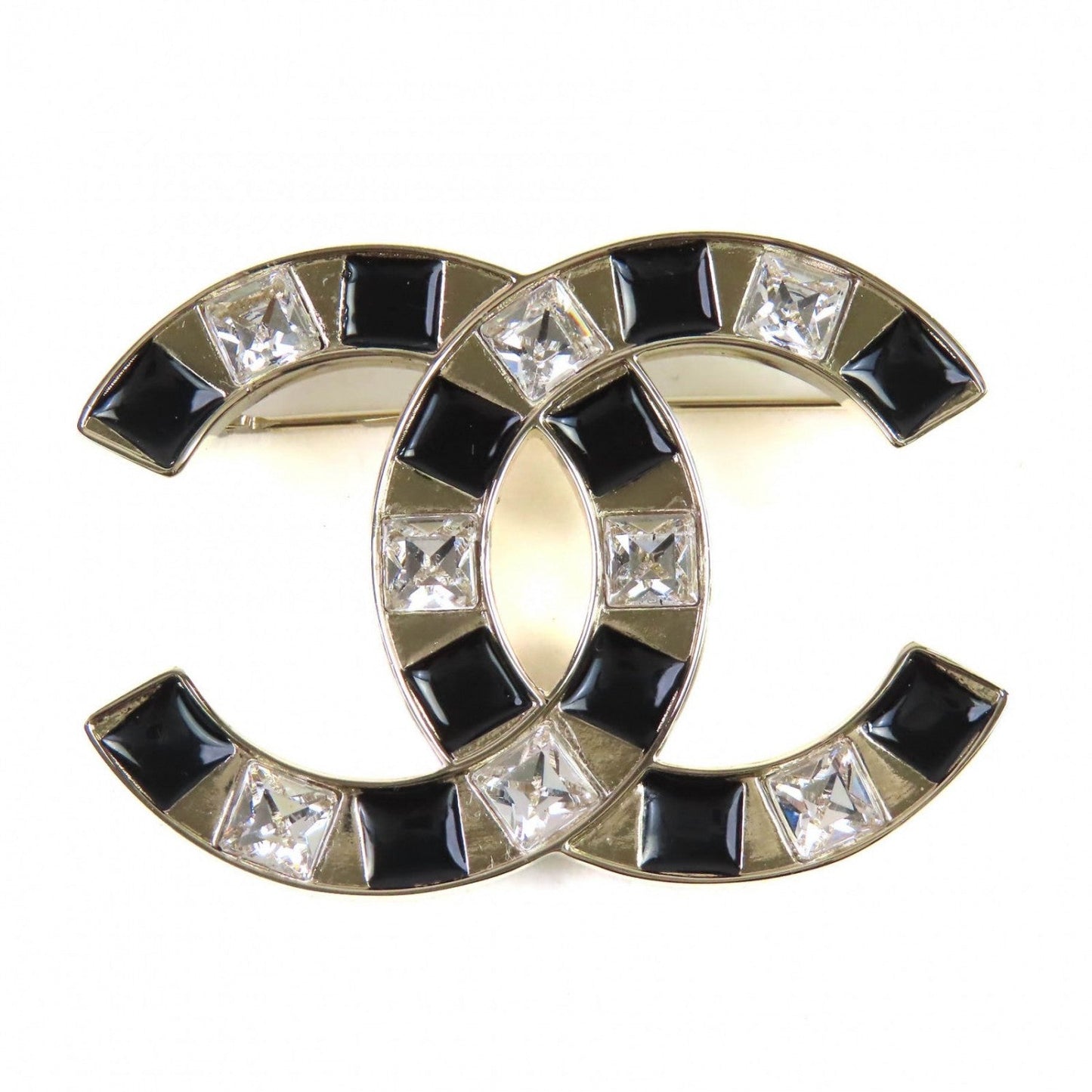 CHANEL Brooch ABE829 B25C Gold Plated Gold black