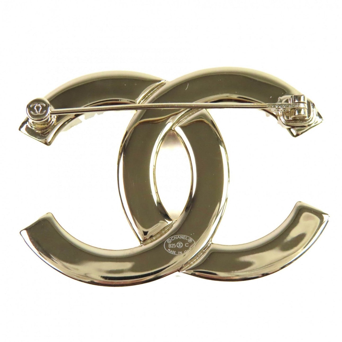CHANEL Brooch ABE829 B25C Gold Plated Gold black