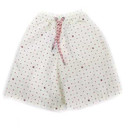 FENDI Shorts FAB259 polyester Ivory Red S