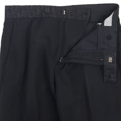 Dior HOMME slacks 033C113C4739 Virgin wool black 44