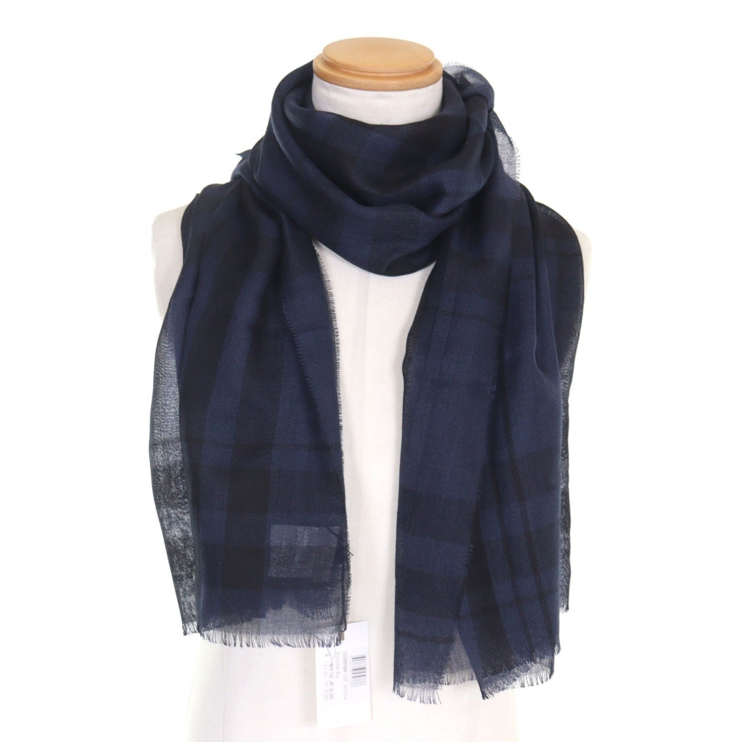 Dior HOMME scarf 133IAE070856 cashmere blue-black